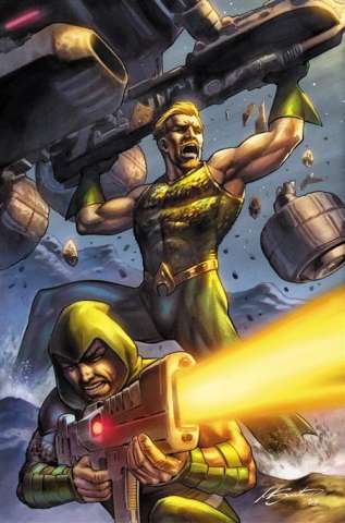 Aquaman / Green Arrow: Deep Target #4 (Marco Santucci Cover)