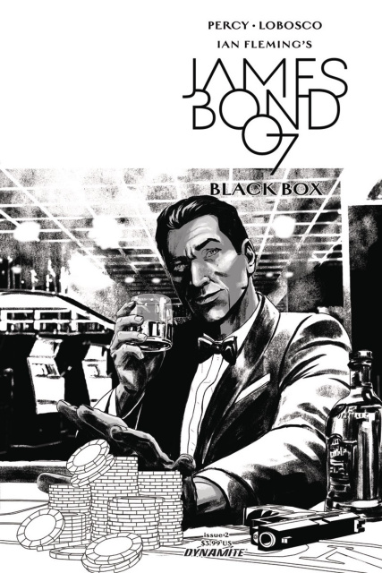James Bond: Black Box #2 (20 Copy Masters B&W Cover)