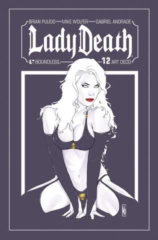 Lady Death #12 (Art Deco Variant Cover)