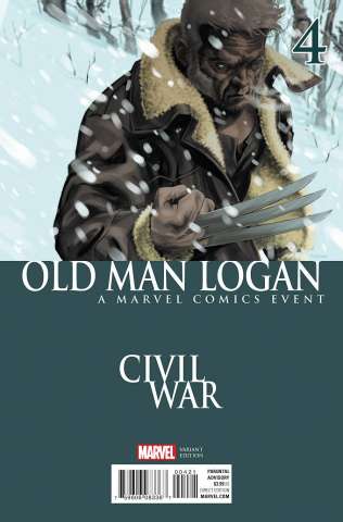 Old Man Logan #4 (Andrasofszky Civil War Cover)
