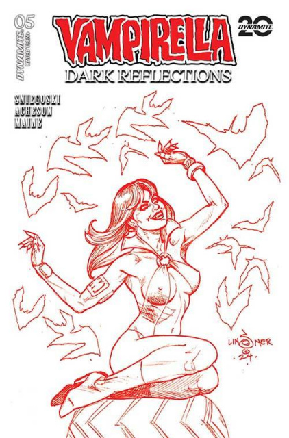 Vampirella: Dark Reflections #5 (11 Copy Linsner Red Cover)