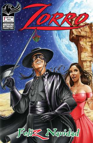 Zorro's Feliz Navidad Special #1 (Sparacio Cover)