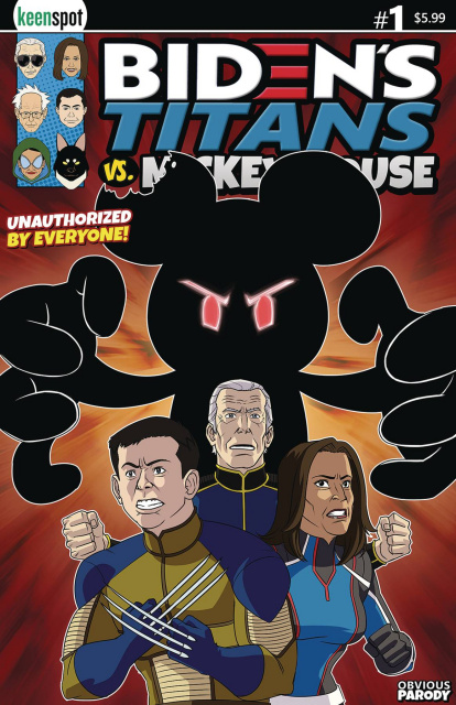 Biden's Titans vs. Mickey Mouse #1 (Mickey Unleashed Cover)