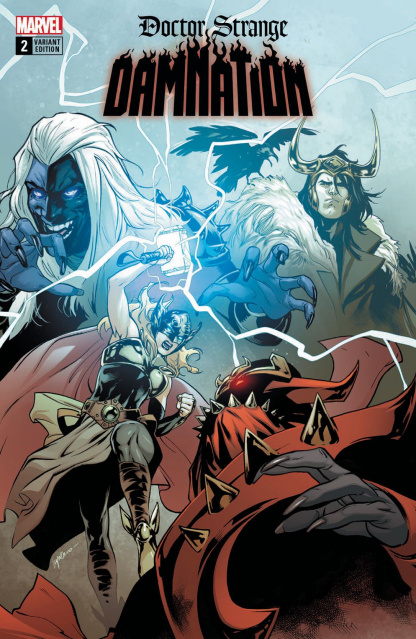 Doctor Strange: Damnation #2 (Mighty Thor Cover)