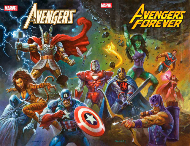 Avengers #64 (Horley '80s Avengers Assemble Connect Cover)