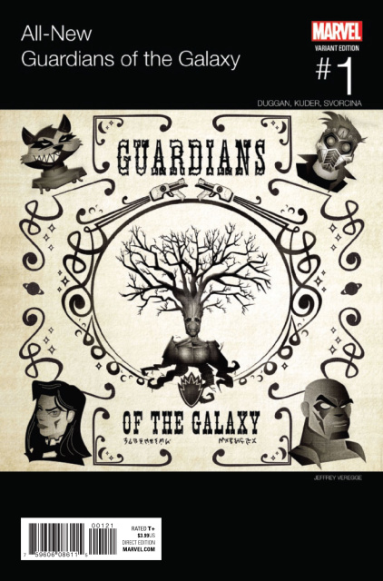 All-New Guardians of the Galaxy #1 (Veregge Hip Hop Cover)