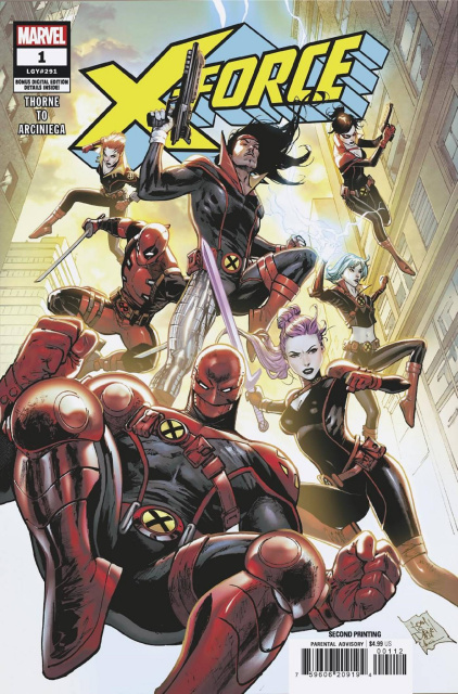 X-Force #1 (Tony Daniel 2nd Printing)