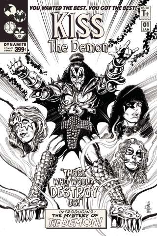 KISS: The Demon #1 (15 Copy Mandrake B&W Cover)