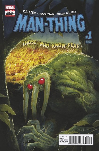 Man-Thing #1 (2nd Printing Crook Cover)