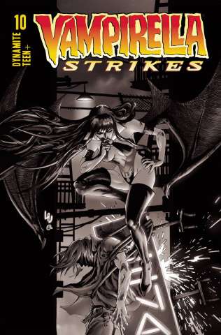 Vampirella Strikes #10 (7 Copy Lau B&W Cover)