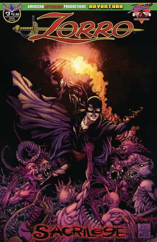 Zorro: Sacrilege #3 (Martinez Cover)