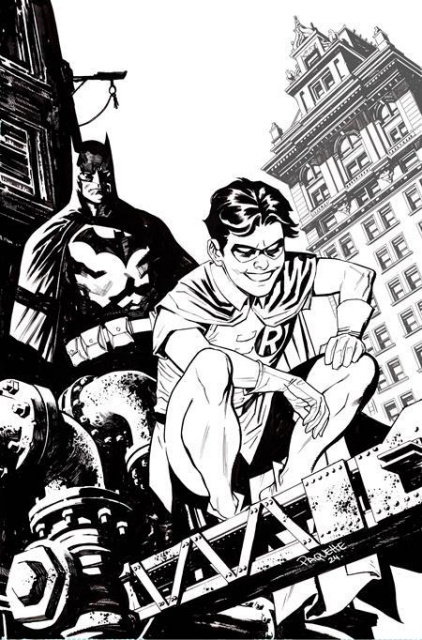 Batman and Robin: Year One #5 (Yanick Paquette Card Stock Cover)