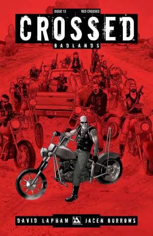 Crossed: Badlands #13 (Red Crossed Cover)