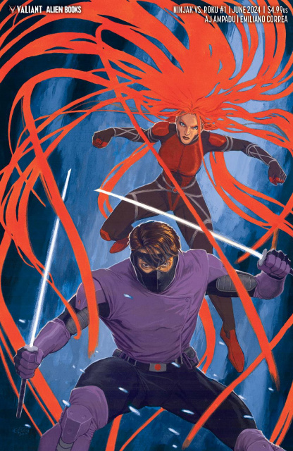 Ninjak vs. Roku #1 (Erbetta Virgin Cover)