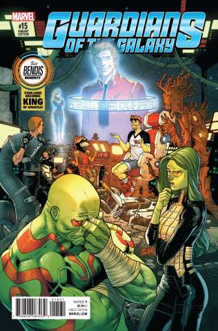 Guardians of the Galaxy #15 (Best Bendis Moments Cover)