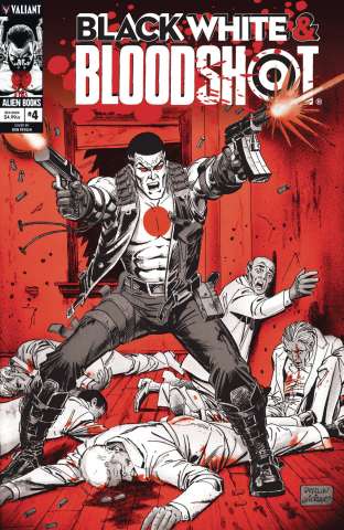 Black, White & Bloodshot #4 (Perlin Cover)