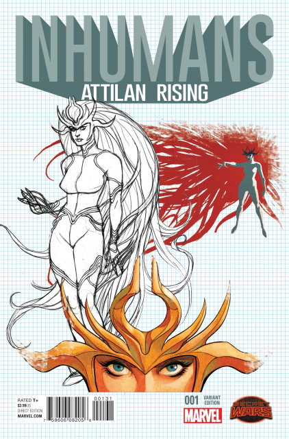 Inhumans: Attilan Rising #1 (Johnson Design Cover)