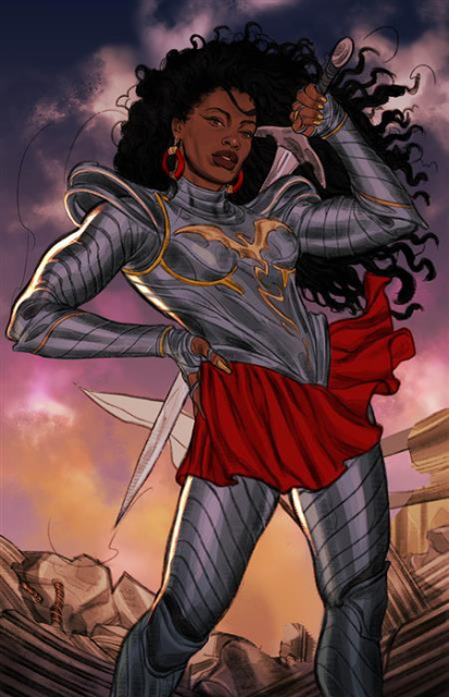 Nubia and the Justice League Special #1 (Joshua Sway Swaby Nubia 50Th Anniversary Card Stock Cover)