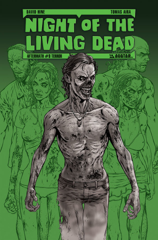 NIGHT O//T LIVING DEAD AFTERMATH #6 DAVID HINE TERROR VARIANT NEW