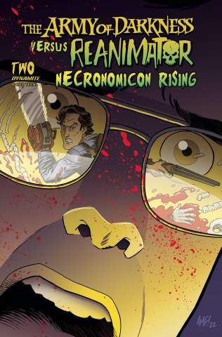 The Army of Darkness vs. Reanimator: Necronomicon Rising #2 (Fleecs Cover)