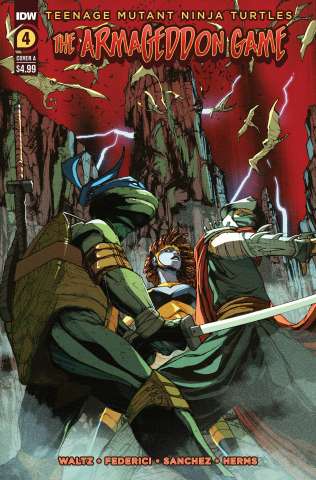 Teenage Mutant Ninja Turtles: The Armageddon Game #4 (Federici Cover)