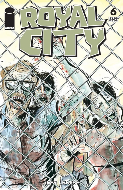 Royal City #6 (The Walking Dead #16 Tribute Cover)
