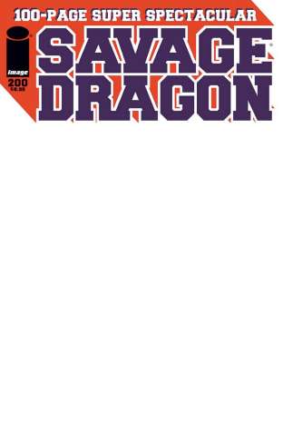 Savage Dragon #200 (Blank Sketch Cover)