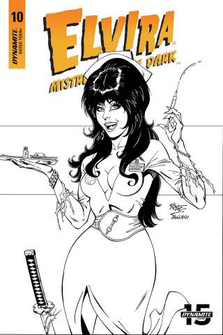 Elvira: Mistress of the Dark #10 (20 Copy Royle B&W Cover)