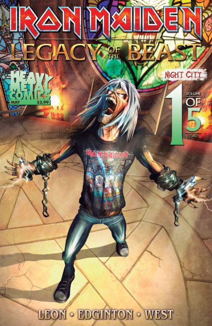 Iron Maiden: Legacy of the Beast - Night City #1 (Casas Cover)