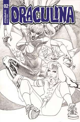 Draculina #2 (25 Copy March B&W Cover)
