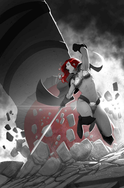 Red Sonja: Black, White, Red #7 (7 Copy Bob Q Virgin Cover)