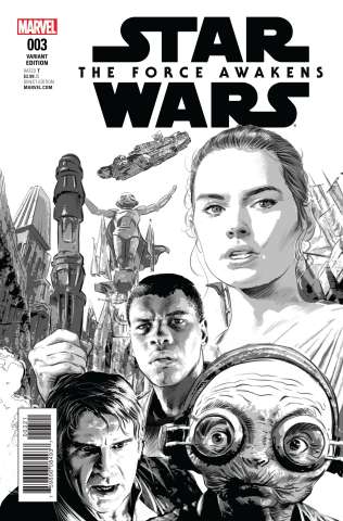 Star Wars: The Force Awakens #3 (Deodato Sketch Cover)