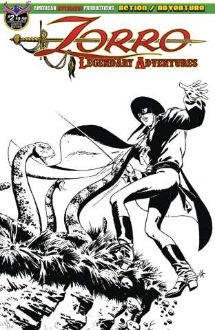 Zorro: Legendary Adventures #2 (Blazing Blades of Zorro Cover)