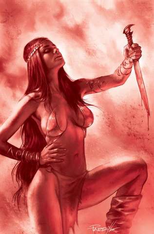 Dejah Thoris #12 (21 Copy Parrillo Tint Virgin Red Cover)
