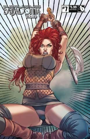 Belladonna: Fire and Fury #7 (Shield Maiden Cover)