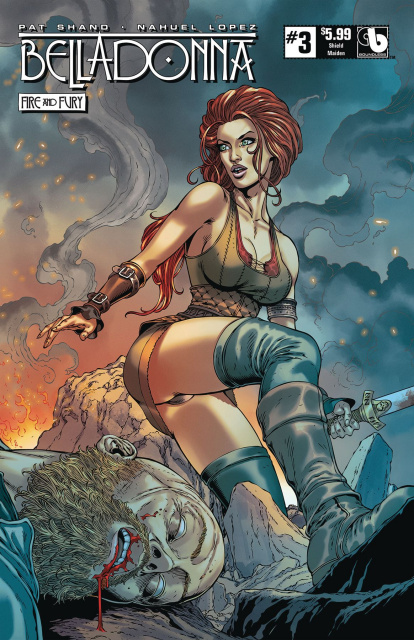 Belladonna: Fire and Fury #3 (Shield Maiden Cover)