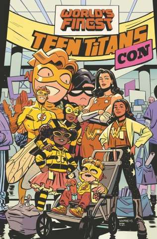 World's Finest: Teen Titans #3 (Chris Samnee & Mat Lopes Cover)