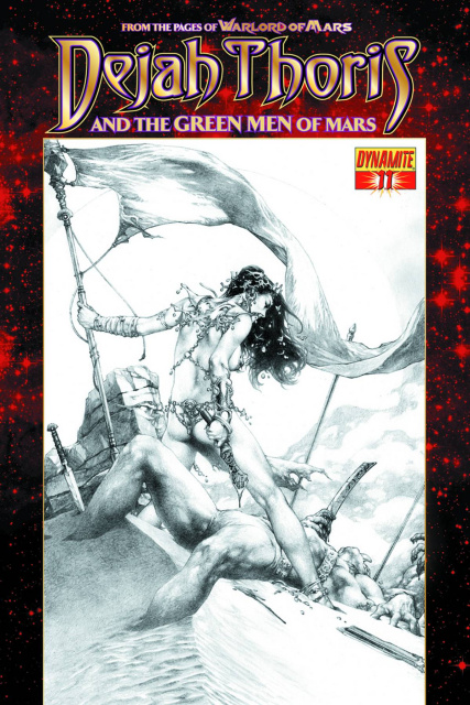 Dejah Thoris & The Green Men of Mars #11 (Black & White Cover)