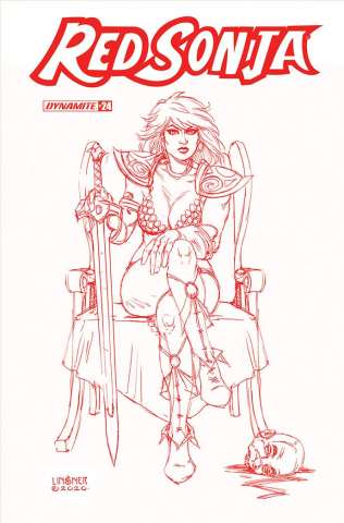 Red Sonja #24 (25 Copy Linsner Tint Cover)
