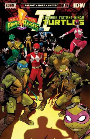 Mighty Morphin Power Rangers / Teenage Mutant Ninja Turtles II #2 (Mora Cover)