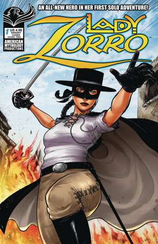 Lady Zorro #1 (Swashbuckling Watts Cover)