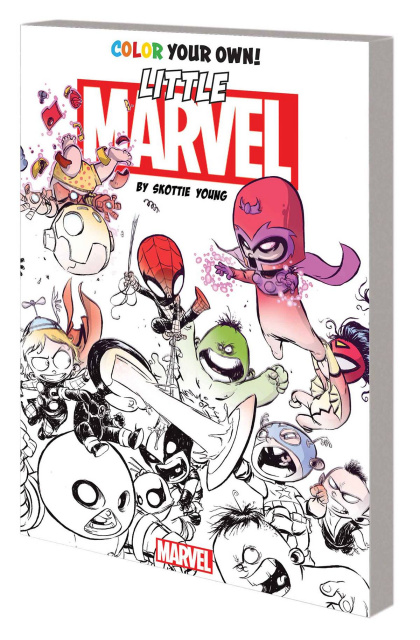 Color Your Own Little Marvel By Skottie Young
