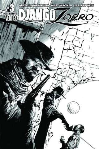 Django / Zorro #3 (25 Copy Lee B&W Cover)