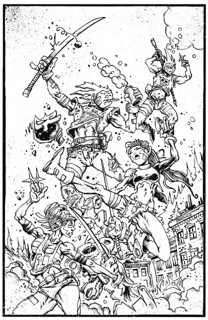Ninjas & Robots #10 (5 Copy Eastman Cover)