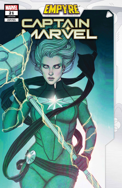 Captain Marvel #21 (Frison Empyre Cover)