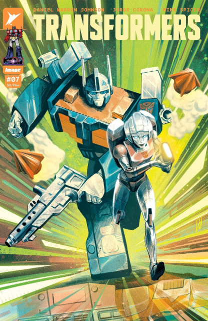 Transformers #7 (100 Copy Del Mundo Cover)