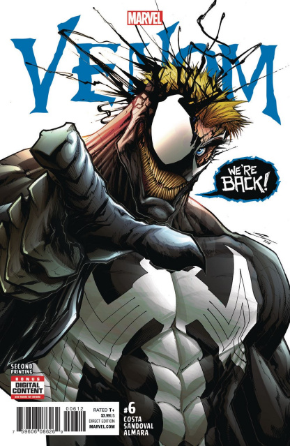 Venom #6 (2nd Printing Sandoval Cover)