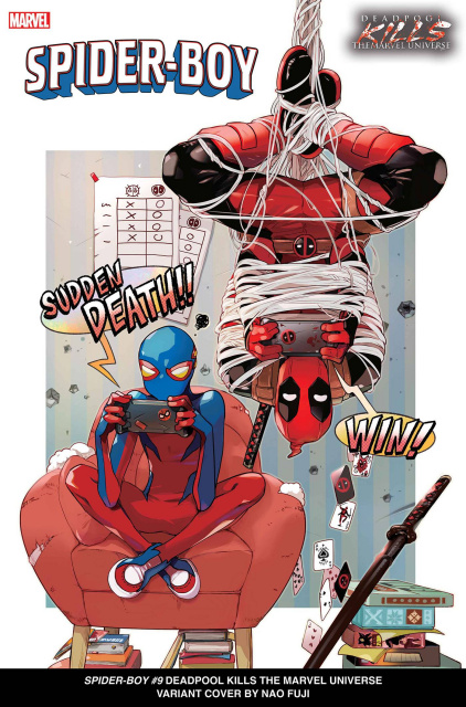 Spider-Boy #9 (Nao Fuji Deadpool Kills the Marvel Universe Cover)