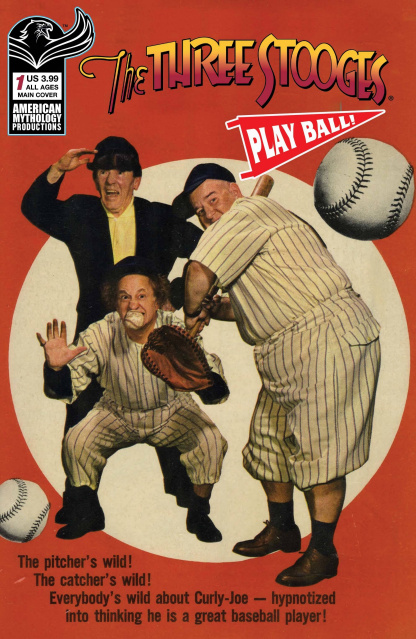 The Three Stooges Play Ball Special #1 (Classic Baseball Photo Cover)