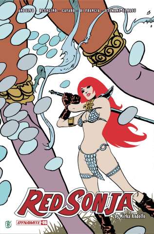 Red Sonja #6 (7 Copy Broxton Risque Cover)